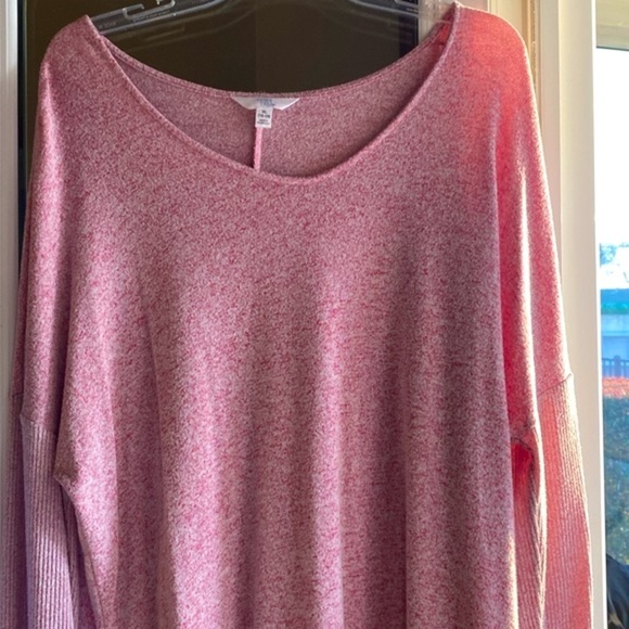 TIME & TRU SWEATER  PINK V NECK Sz XL 16 18 … - Picture 4 of 12